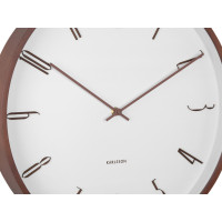 Nástenné hodiny Scandia Karlsson KA6014WH, 40cm